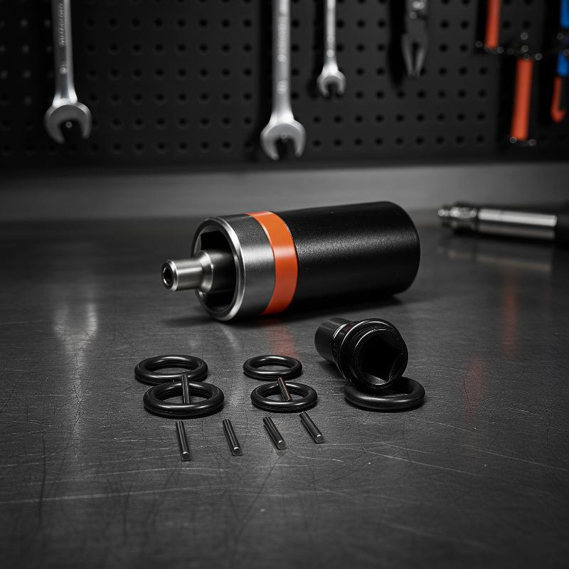 Rotary Tool Kit - ชุดอุปกรณ์เปลี่ยนซ็อกเก็ตอิมแพ็ค 10 ชิ้น พร้อมโอริงและพินที่ทนทาน สำหรับประแจอิมแพ็คขนาด 1/2
