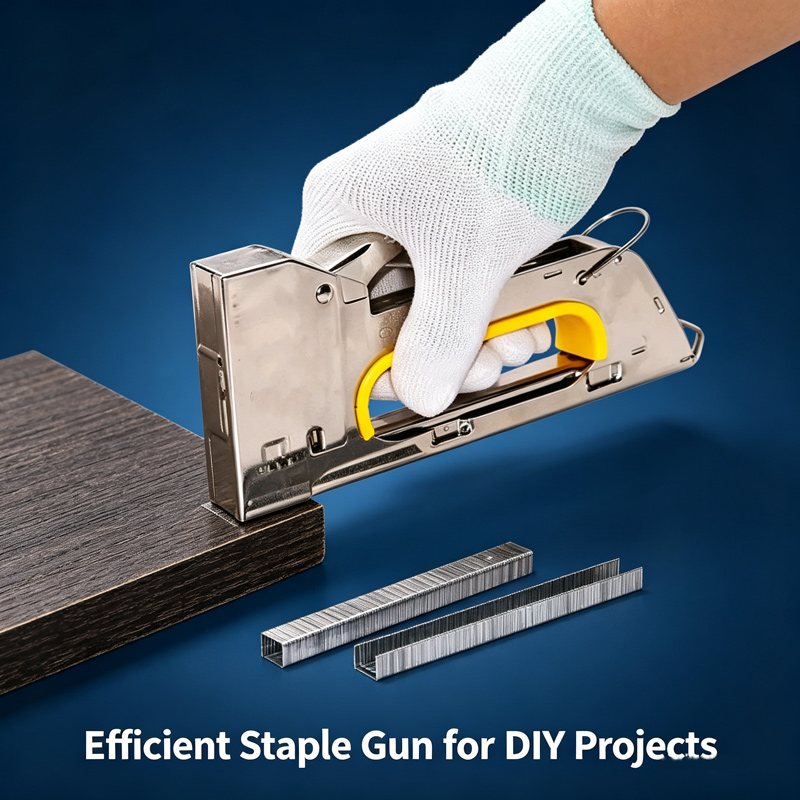 Staple Gun Electric - เครื่องเย็บกระดาษแบบมือถือ DIY สำหรับงานหุ้มเบาะ โปสเตอร์ ผ้าใบ กรอบไม้