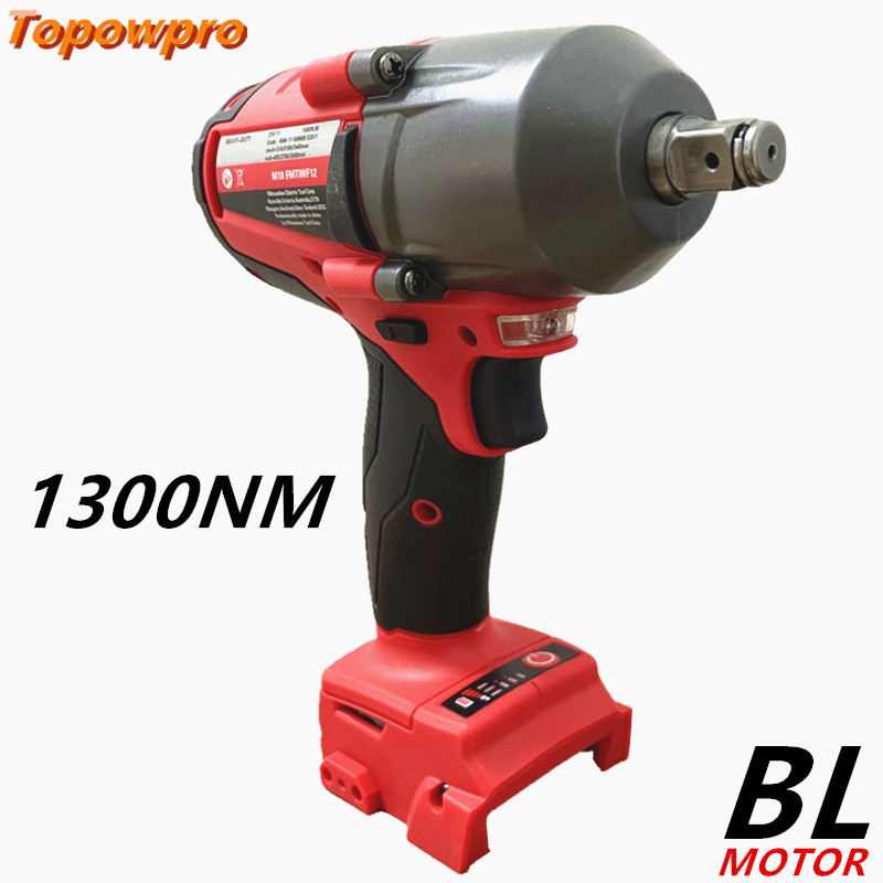 Power Tools Ingco - ประแจ1300NM ไร้สายแรงบิดขนาดใหญ่เหมาะสำหรับแบตเตอรี่ milwaukee 18V เครื่องมือไฟฟ้ารถบรรทุกรถยนต์
