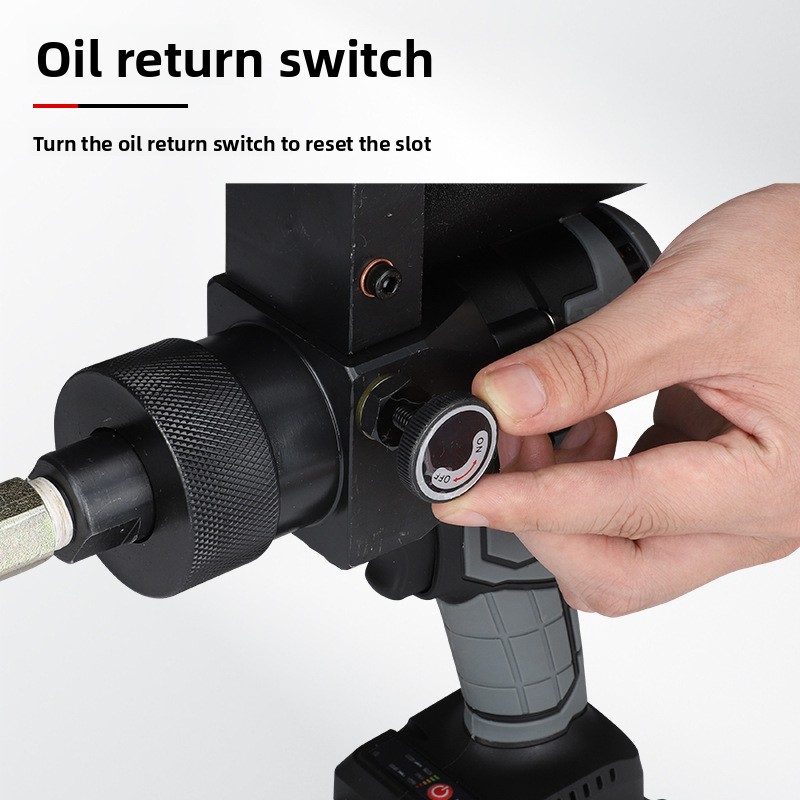 Power Tools Hydraulic - ชุดเครื่องมือแรงดันสูงไร้สายแบบมือถือขนาดเล็ก 70 MPa พร้อมแบตเตอรี่ลิเธียมสำหรับงานหนักในอุตสาหกรรม ซ่อมรถยนต์
