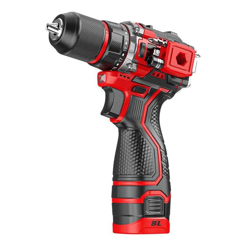 Power Tools Ingco - สว่านไฟฟ้าแบบไม่มีแปรงแตะสว่านกระแทกไร้สายโลหะหัวจับวงล้อสว่านมือไฟฟ้าไขควงไฟฟ้าในครัวเรือน