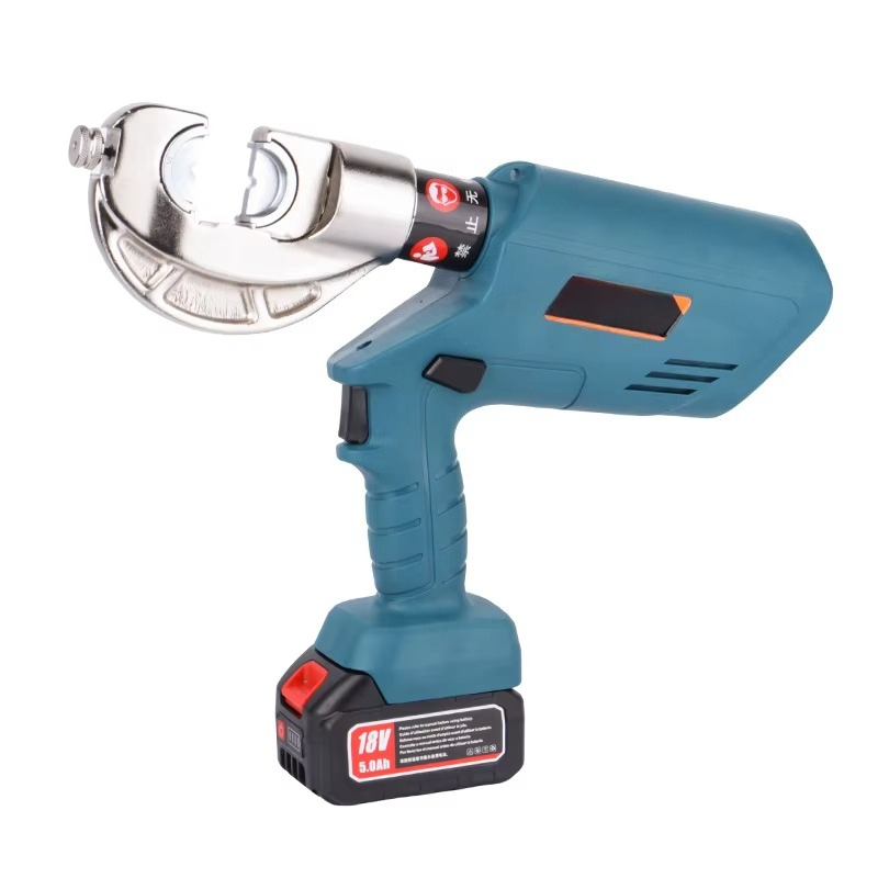 Power Tools Hydraulic - เครื่องมือจีบสายไฮดรอลิก EZ-C300 ใช้แบตเตอรี่, คีมจีบสายไฟฟ้าแบบมืออาชีพ