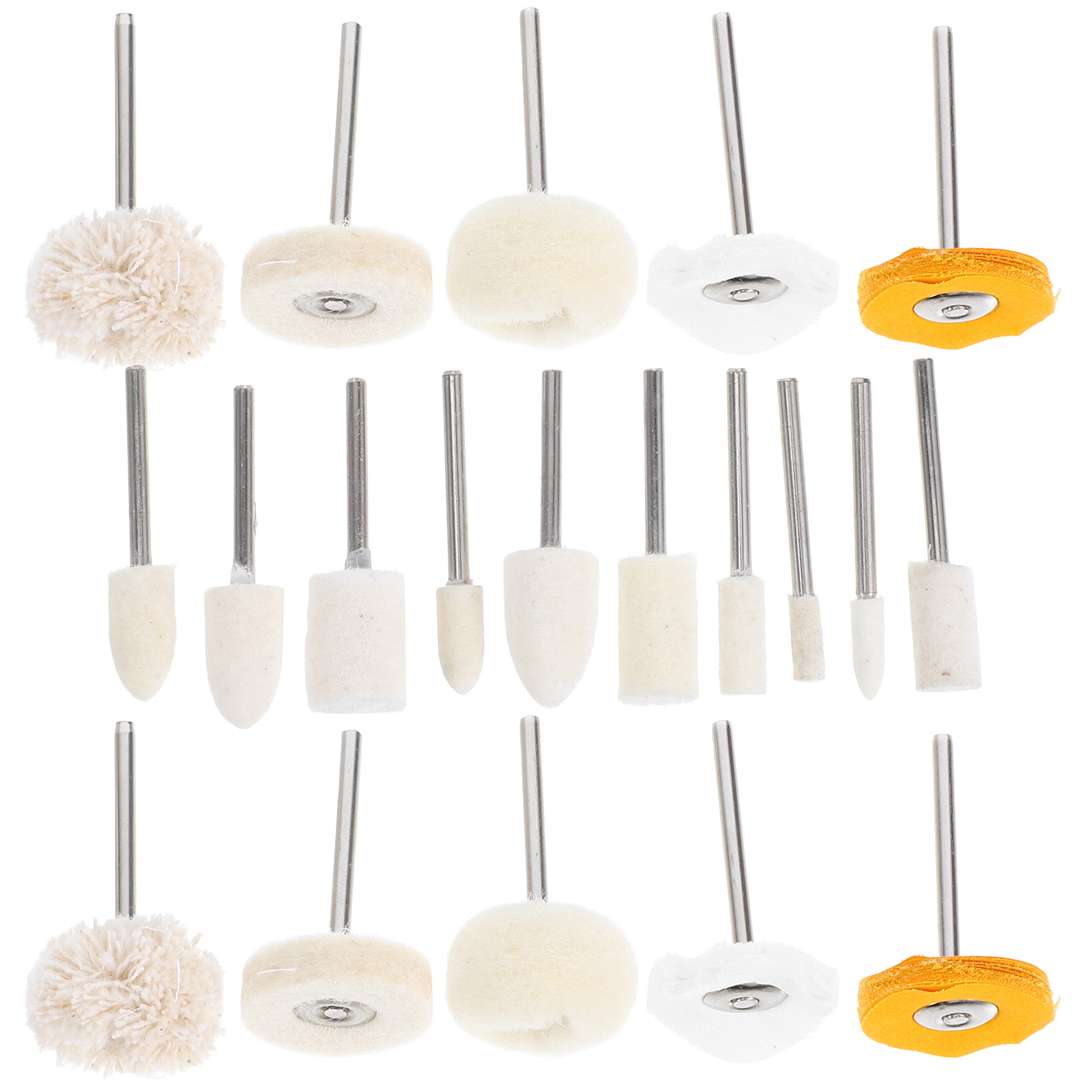 Rotary Tool Kit - 50 ชิ้น ล้อขัดเงา ชุดเครื่องมือโรตารี่ขนาดเล็ก สำหรับขัดเงาเครื่องประดับ นาฬิกา