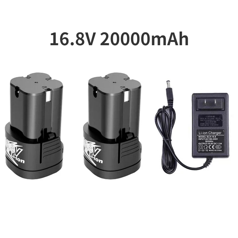 Power Tools Router - 20000mAh 16.8V แบตเตอรี่ลิเธียม Li-Ion แบบชาร์จไฟได้สําหรับไขควงไร้สายไฟฟ้าเจาะเครื่องบดมุมขนาดเล็กเครื่องมือ