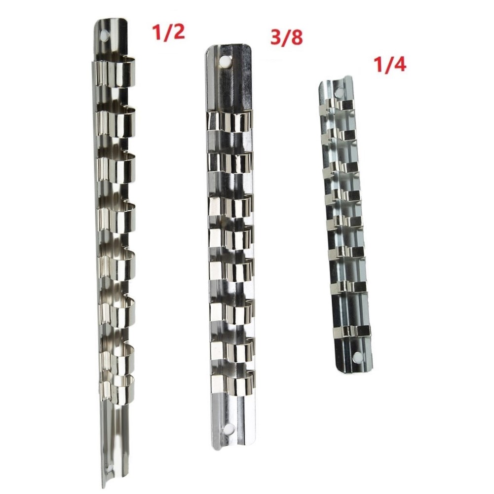 Power Tools Store - 1 ชิ้นซ็อกเก็ตผู้ถือตู้แร็ค 1/4 