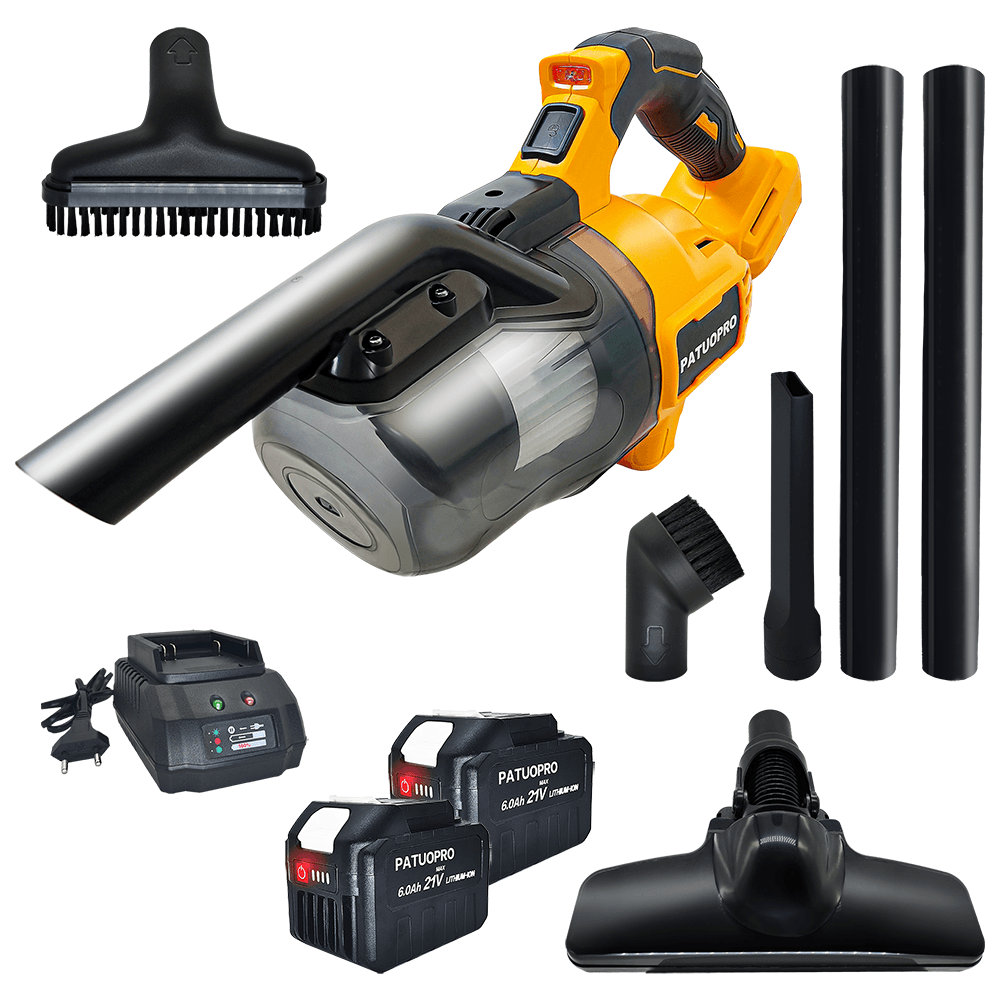 Vacuum Cleaner Power Tools - PATUOPRO เครื่องดูดฝุ่นไฟฟ้าแบบไร้สายเครื่องดูดฝุ่นแบบชาร์จไฟได้เครื่องมือทำความสะอาดบ้านสำหรับแบตเตอรี่มากีต้า 18V
