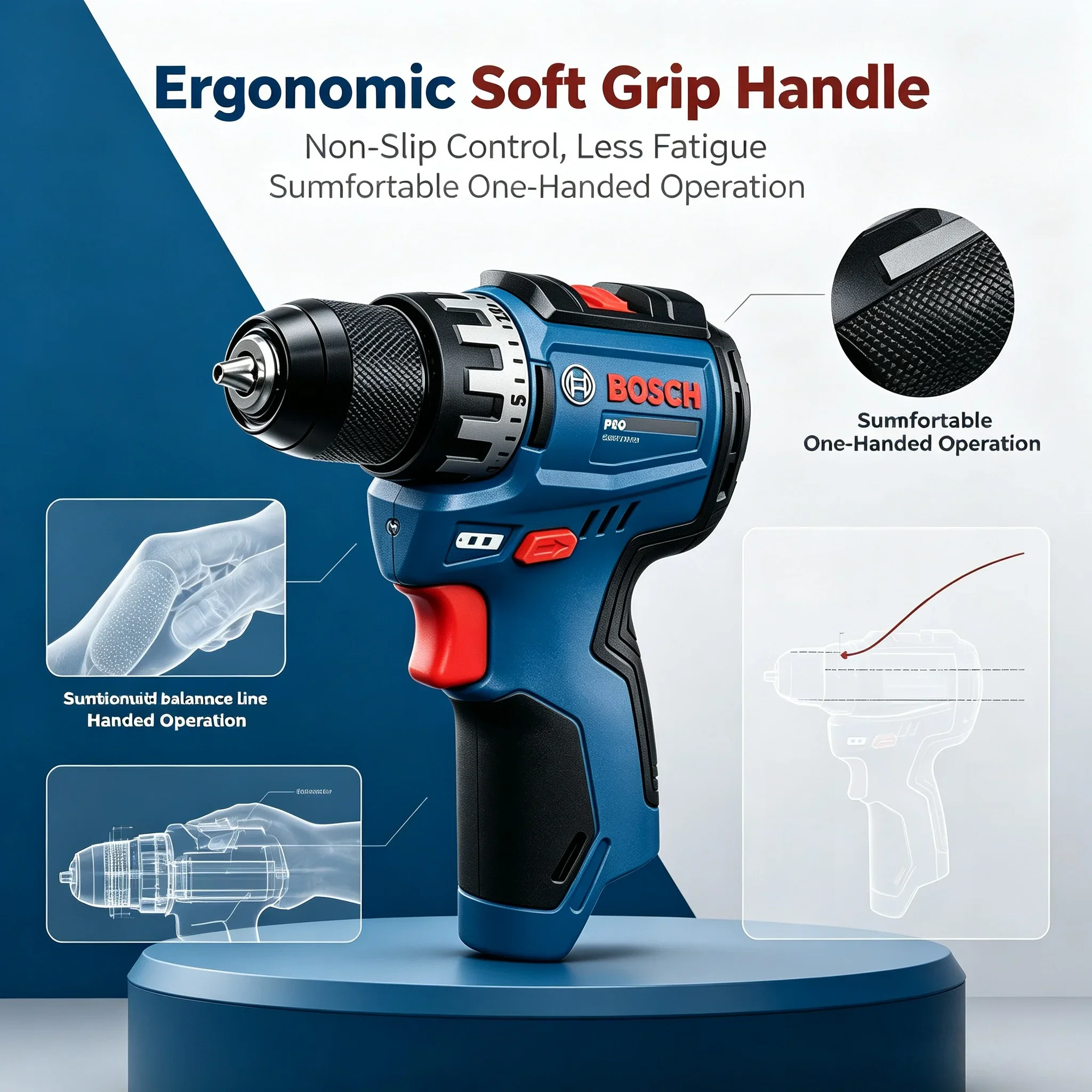 Power Tools Router - BOSCH GSR 12V-31 ดอกสว่านไร้สายแบบมืออาชีพ 2-in-1 สำหรับเจาะไม้