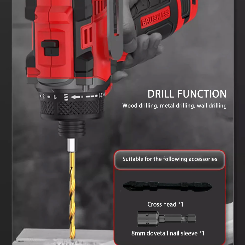 80N สว่านเจาะแบบไร้สาย Bor lis - Power Tools Ingco บทวิจารณ์และราคา