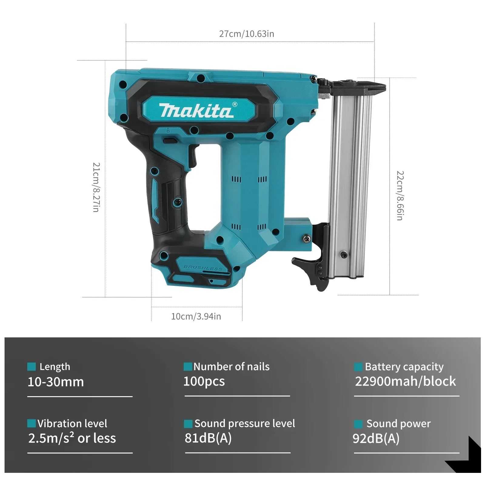 ปืนยิงตะปูไฟฟ้าไร้สาย Makita F - Staple Gun Electric บทวิจารณ์และราคา
