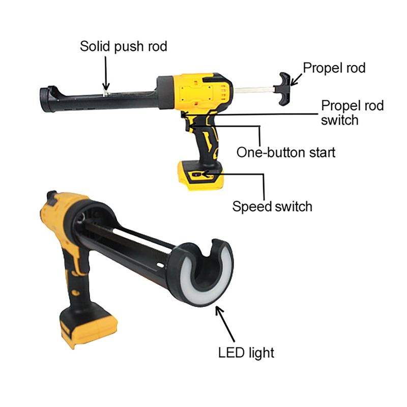 ปืนยิงกาวไฟฟ้าสำหรับแบตเตอรี่  - Power Tools Dewalt บทวิจารณ์และราคา