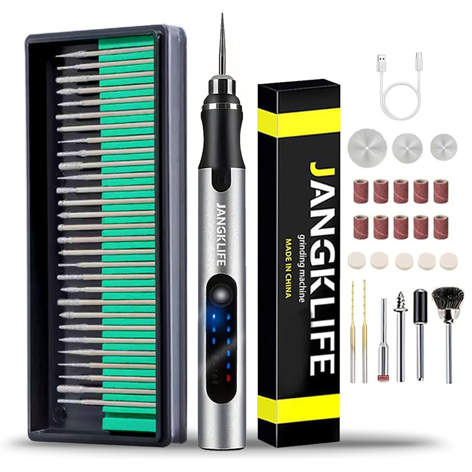 ชุดเครื่องมือหมุนไร้สาย USB ปา - Power Tools Ingco บทวิจารณ์และราคา