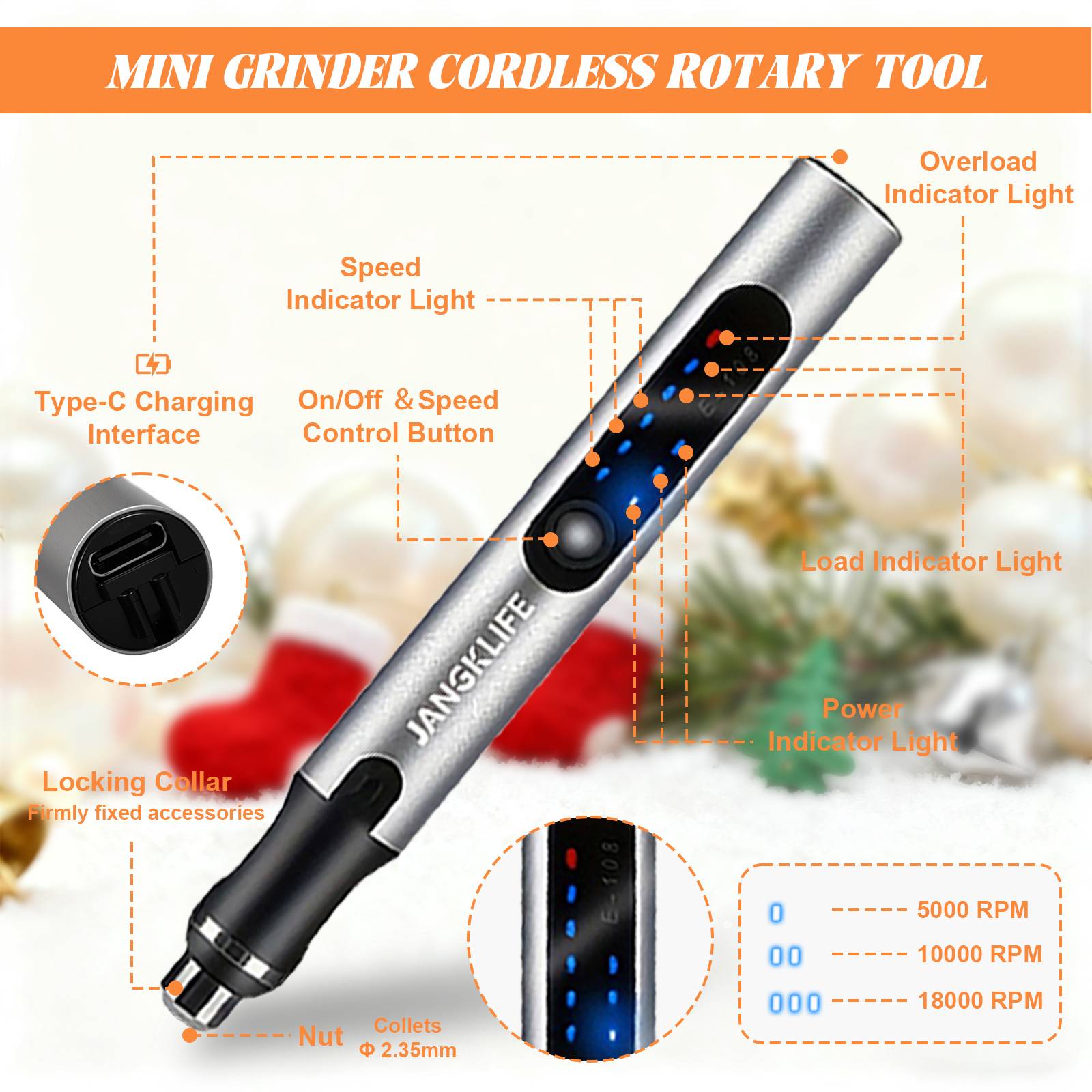 ชุดเครื่องมือหมุนไร้สาย USB ปา - Power Tools Ingco บทวิจารณ์และราคา