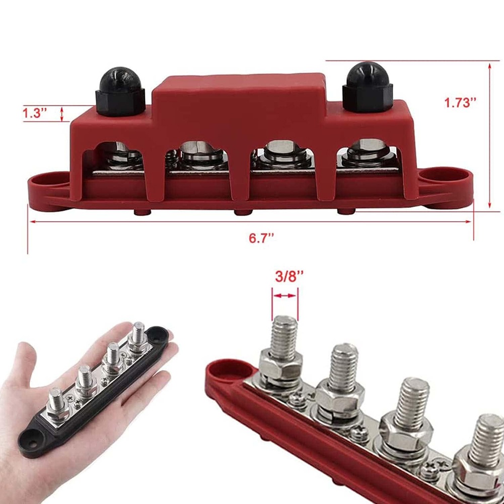บล็อกขั้วต่อแบบสตั๊ด 12V 250A  - Power Tools Distributor บทวิจารณ์และราคา