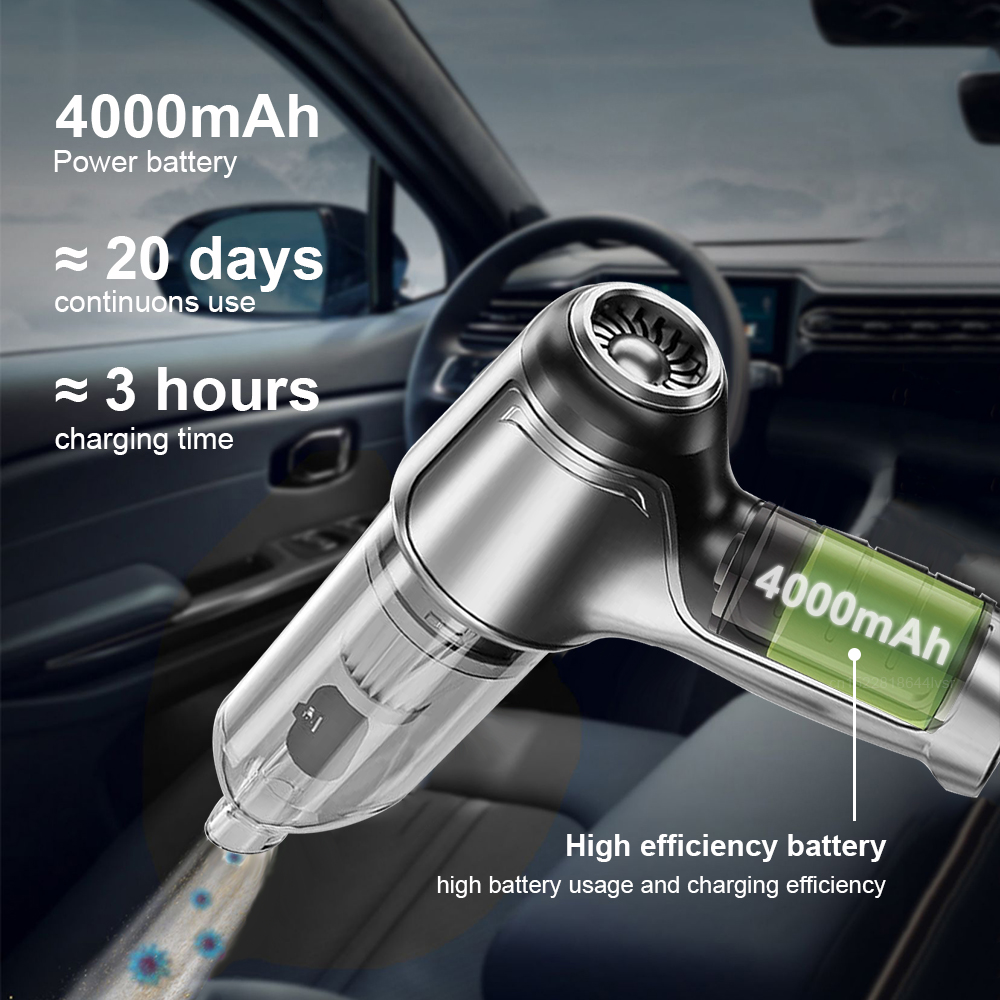 เครื่องดูดฝุ่นรถยนต์ 95000PA ด - Vacuum Cleaner Power Tools บทวิจารณ์และราคา