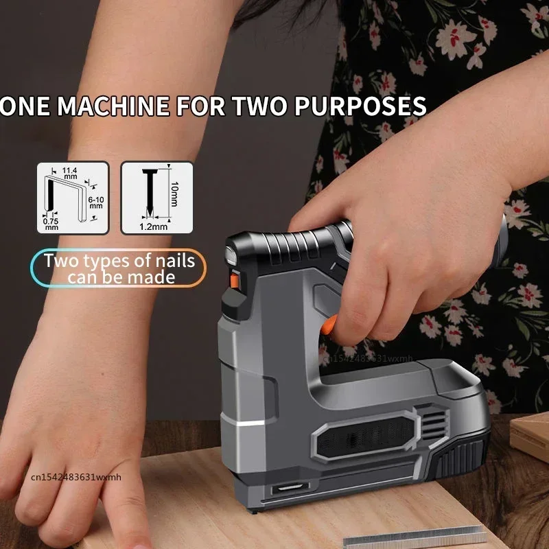 ปืนเล็บไฟฟ้าแบตเตอรี่ลิเธียมไร - Staple Gun Electric บทวิจารณ์และราคา