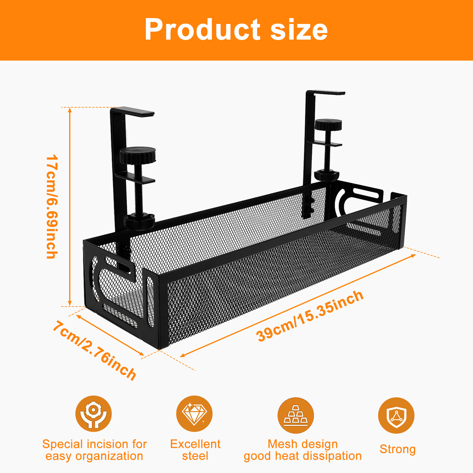 ถาดจัดการสายเคเบิลใต้โต๊ะ ติดต - Power Tools Router บทวิจารณ์และราคา