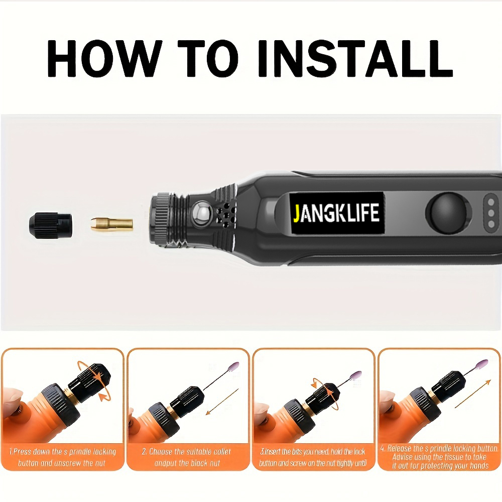 JANGKLIFE USB ชุดเครื่องมือโรต - Power Tools Ingco บทวิจารณ์และราคา