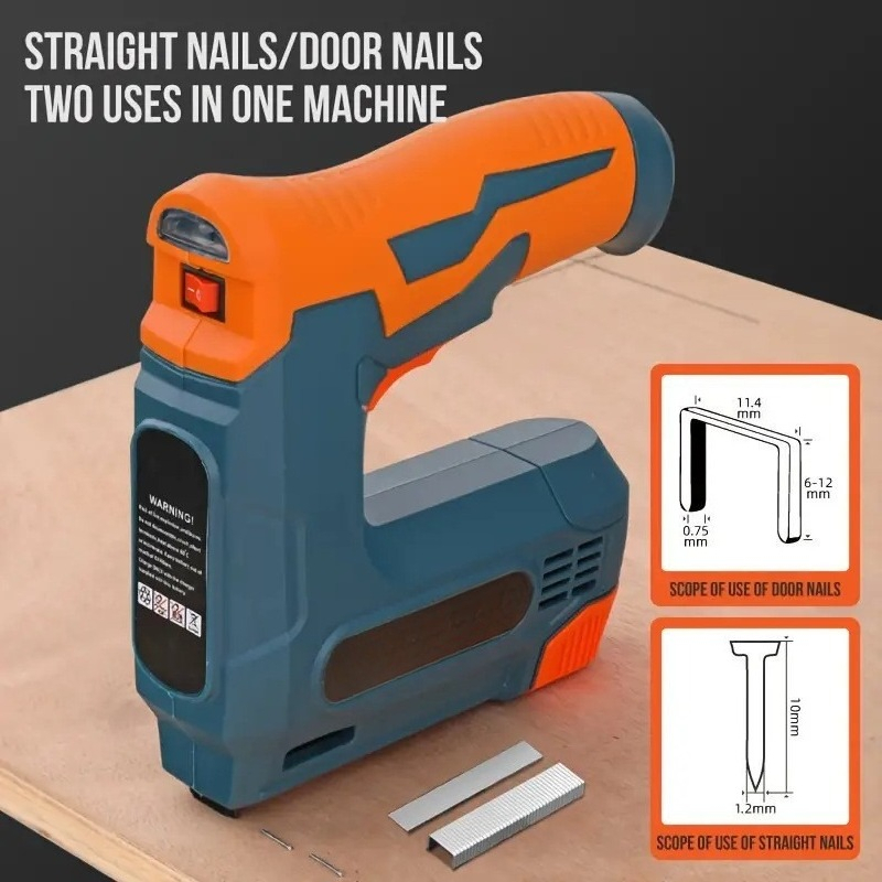 ปืนยิงตะปูไร้สายลิเธียมไอออนรุ - Staple Gun Electric บทวิจารณ์และราคา