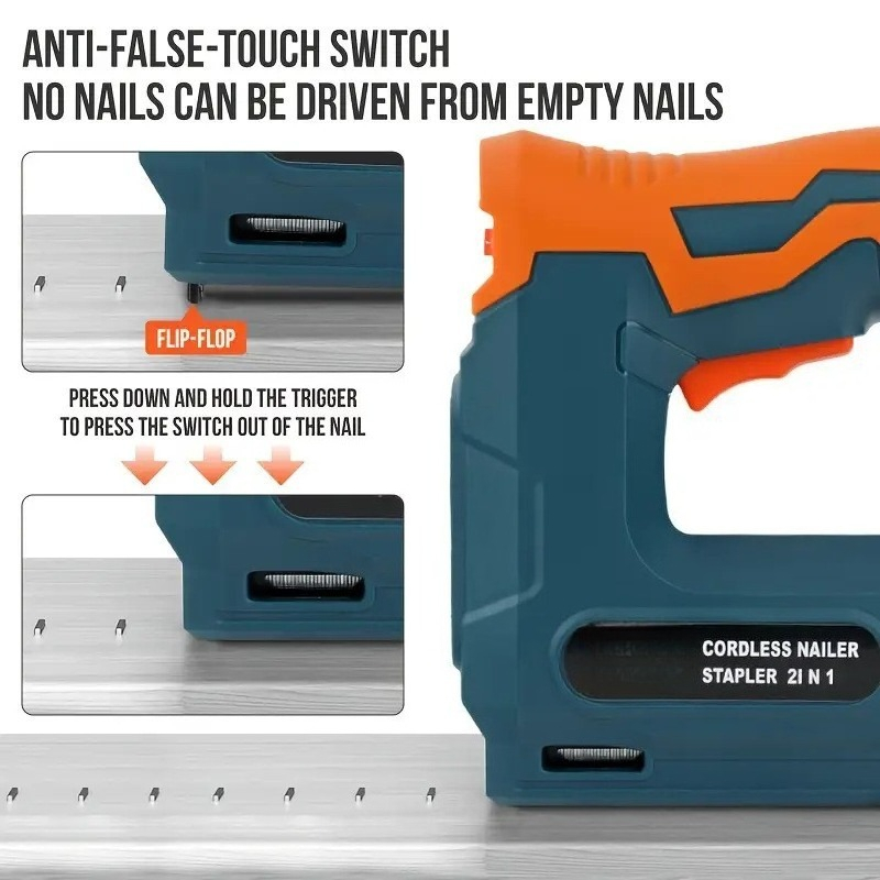ปืนยิงตะปูไร้สายลิเธียมไอออนรุ - Staple Gun Electric บทวิจารณ์และราคา