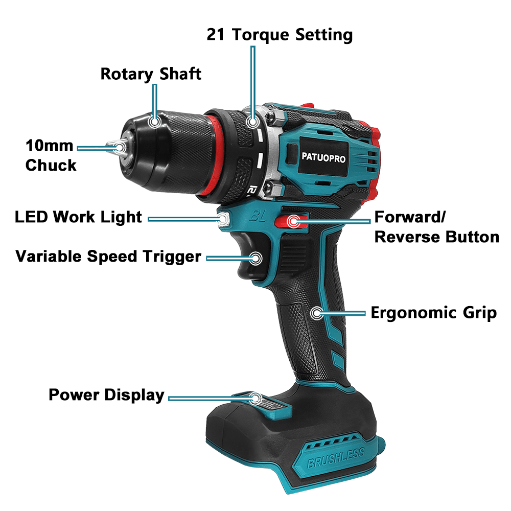 PATUOPRO 21V ไร้สาย Brushless  - Power Tools Ingco บทวิจารณ์และราคา