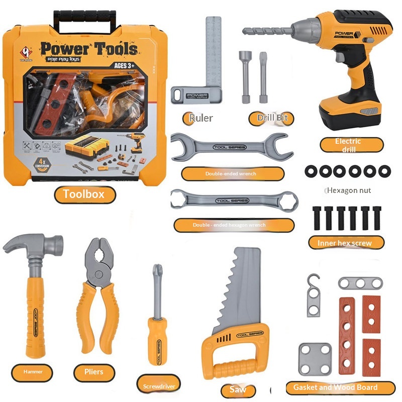ชุดเครื่องมือไฟฟ้าจำลอง ชุดของ - Power Tools Hazard บทวิจารณ์และราคา