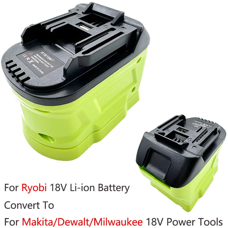 อะแดปเตอร์แบตเตอรี่สําหรับ RYO - Power Tools Dewalt บทวิจารณ์และราคา