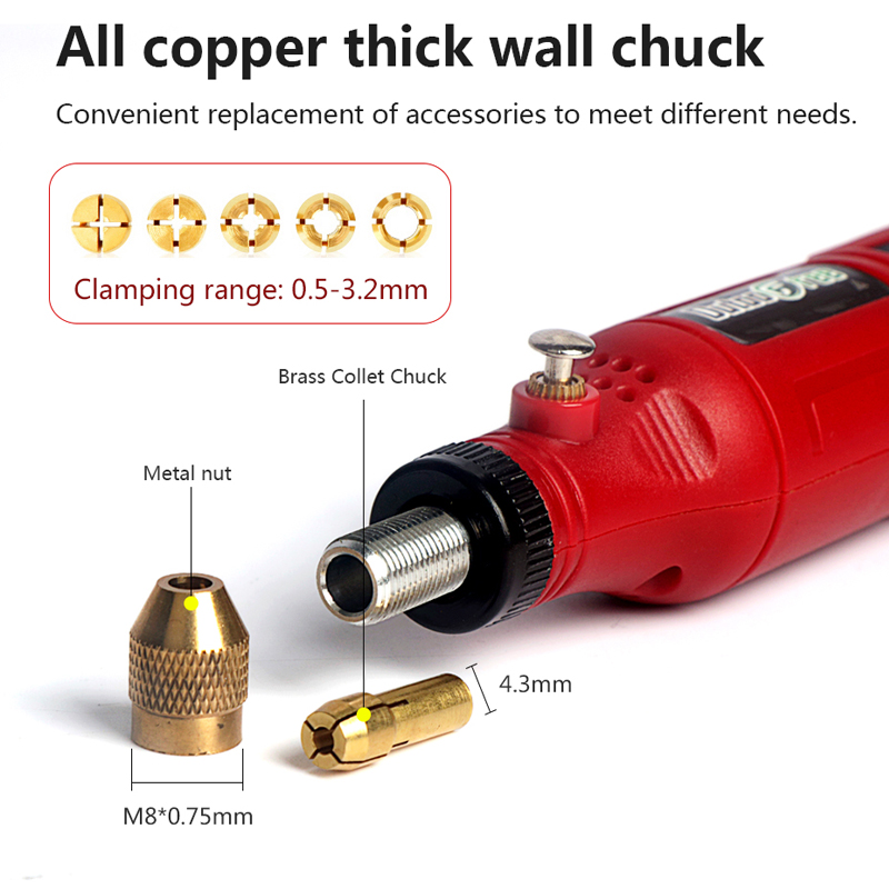 USB ชุดเครื่องมือโรตารี่ไร้สาย - Power Tools Ingco บทวิจารณ์และราคา