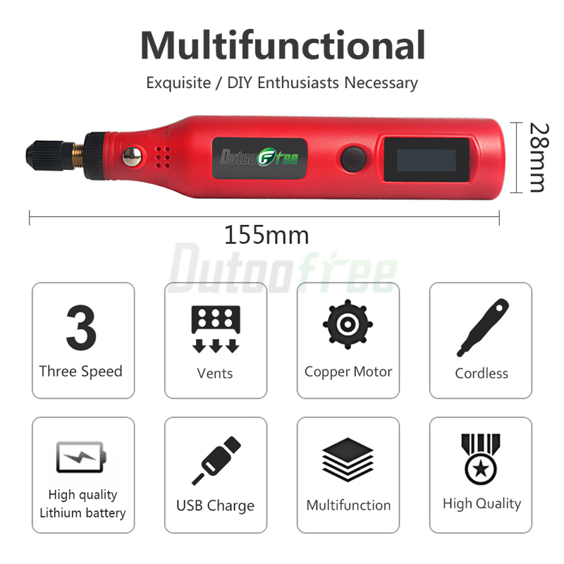 5000r-15000r/min USB ไร้สายมิน - Power Tools Ingco บทวิจารณ์และราคา