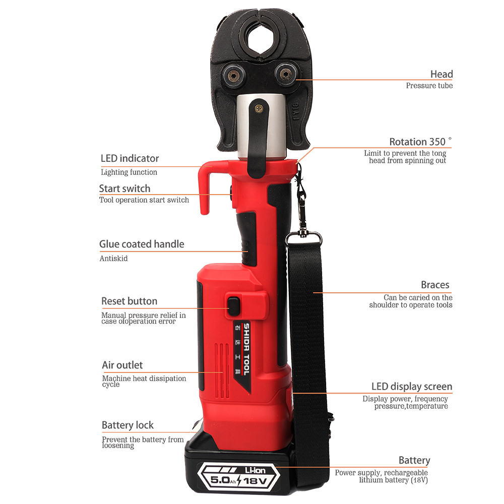 เครื่องมือจีบท่อไฮดรอลิก Pz-19 - Power Tools Hydraulic บทวิจารณ์และราคา