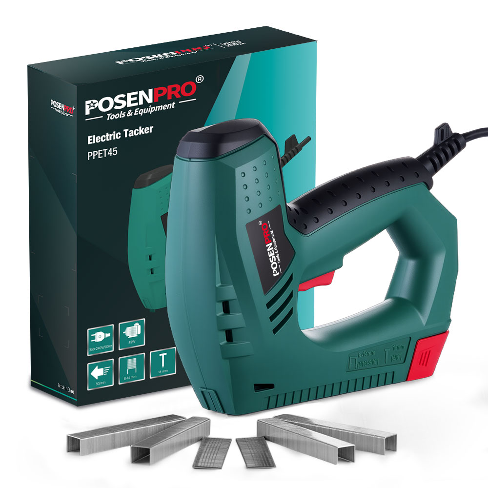 เครื่องยิงตะปูไฟฟ้าแบบมีสาย 45 - Staple Gun Electric บทวิจารณ์และราคา