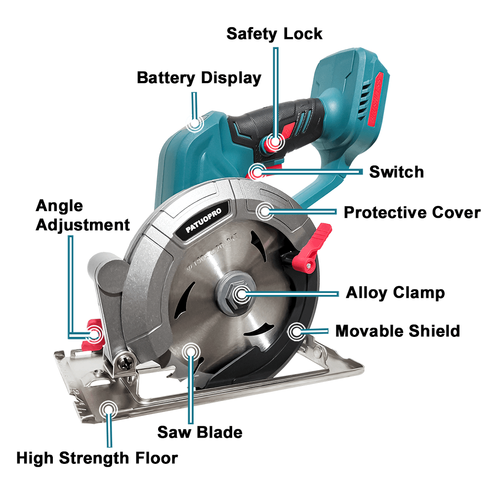 PATUOPRO 6 นิ้วBrushlessเลื่อย - Power Tools Ingco บทวิจารณ์และราคา